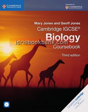 CAMBRIDGE IGCSE BIOLOGY COURSE BOOK 3E (MARY JONES)